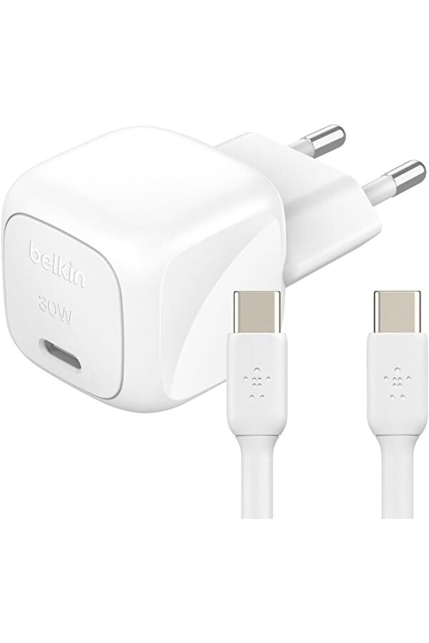 Lvnshop Boostcharge Kompakt Duvar Şarj Ci̇hazı 30 W, Seyahat Dostu Usb-C Power Deli̇very Hızlı Şarj,,,