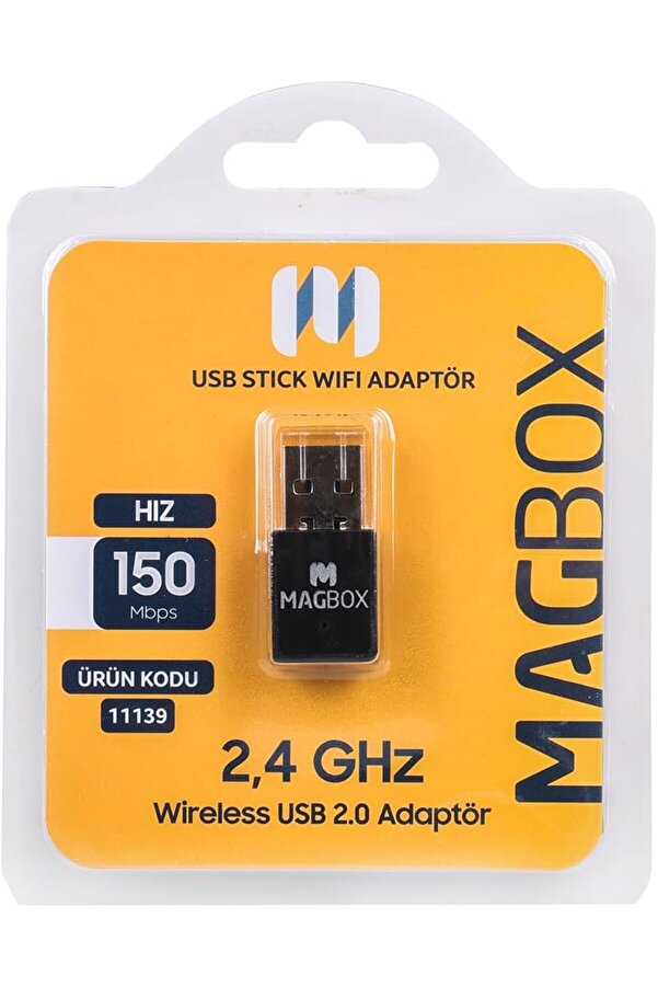 Modazone Usb Sti̇ck Wi̇fi̇, 7601 Chi̇pset, 2.4Ghz, 150 Mbps, Hd Uydu Alıcı Uyumlu Usb Sti̇ck Wi̇fi̇, 802.11
