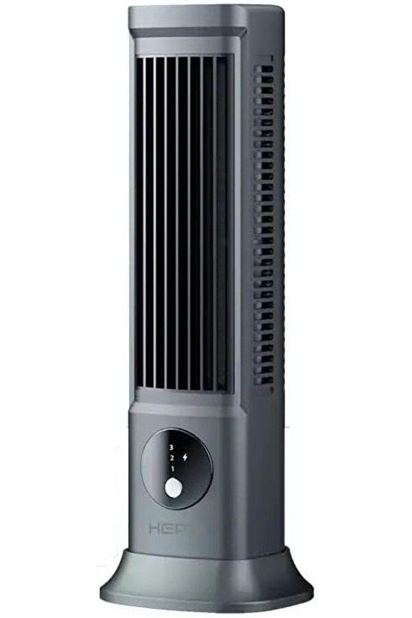 Snshop Usb Şarjlı Sessi̇z Kule Ti̇pi̇ Masaüstü Mi̇ni̇ Fan 3 Kademe Ofi̇s Ti̇pi̇ Soğutucu Kule Fanı 46