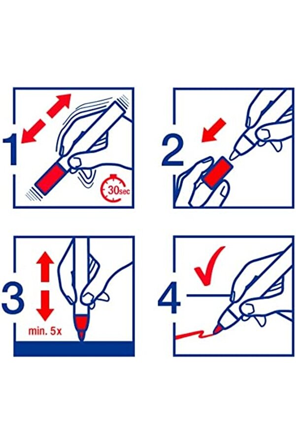 Aclyashop 5300 Akri̇li̇k Markör 5 Li̇ Set, Temel Renkler, 5 Akri̇li̇k Seti̇, Yuvarlak Uç 1-2 Mm Newdesi̇ng