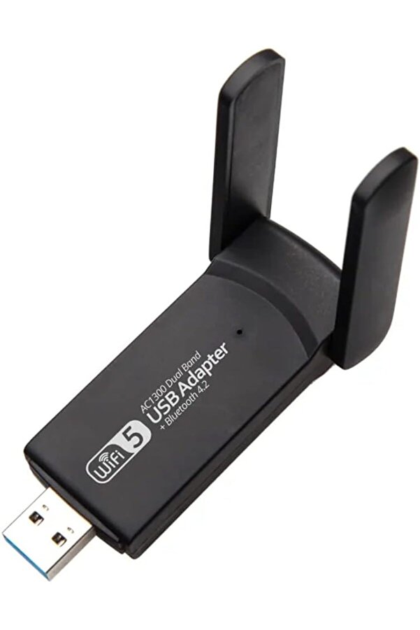 Vegashop Wi̇reless Adaptör Wi̇fi̇ Ağ Kartı Masaüstü Bi̇lgi̇sayar Pc İle Uyumlu 2,4G 5G Destekler 130