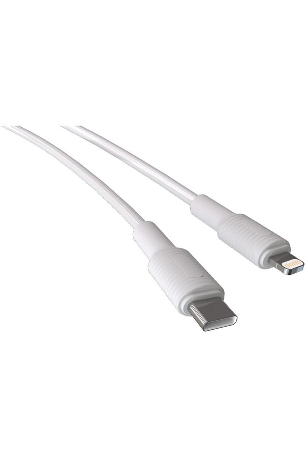 Uyumlu Type C- Pd Hızlı Şarj Kablosu (Beyaz + Beyaz Uç) (150 Cm)