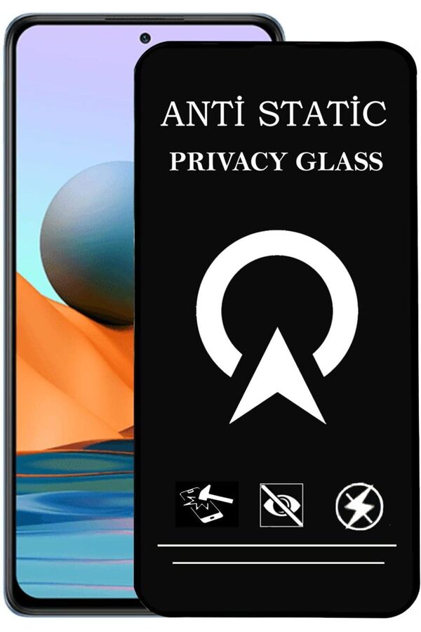 Lvnshop İleti̇şi̇m 10 Pro İle Uyumlu Tam Kaplayan Stati̇k Görünmez Safi̇r Ekran Hayalet Cam 224120