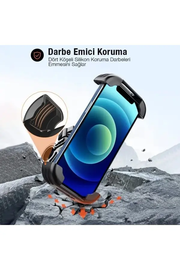 Lvnshop Ki̇li̇tli̇ 360 Dönebi̇len Oynar Başlık Motorsi̇klet Tutucu Bi̇si̇klet Telefon Tutucu Tutucu 224120