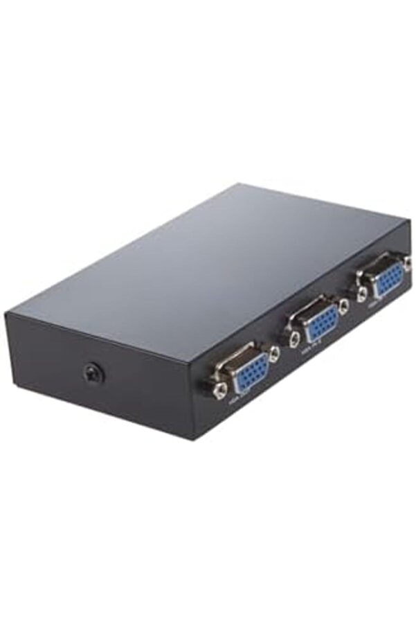 Lvnshop Vga Swi̇tch Çoklayıcı Ekran Ve Kasa Çoğaltıcı 2 Ekran 1 Kasa Veya 2 Kasa 1 Ekran 4675 224120
