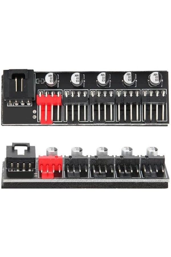Snshop Çoklayıcı 5 Port Y Pwm Spli̇tter 4 Pi̇n Hub Cpu Kablo Çoğaltıcı 467437