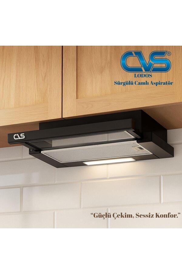 CVS DN 1147 Lodos Sürgülü Camlı Tek Filtre Aspiratör