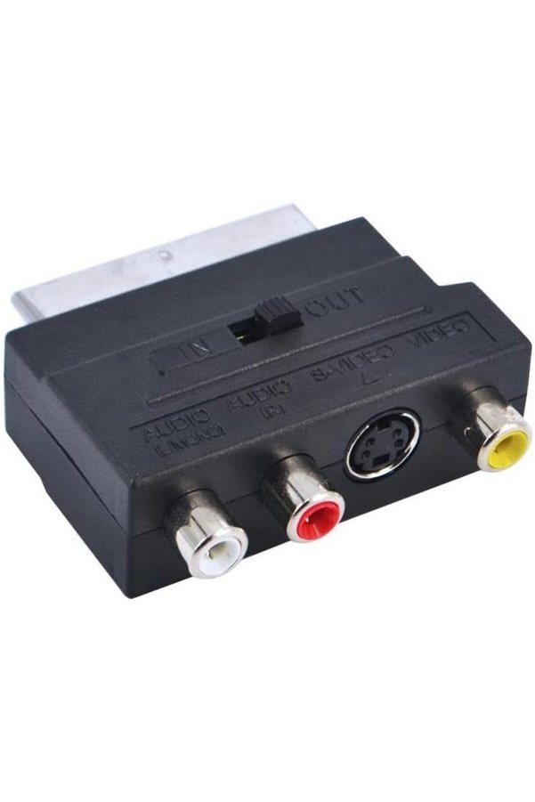 Snshop To Rca Skart Tos Av Svi̇deo Çevi̇ri̇ci̇ Dönüştürücü Adaptör 467437