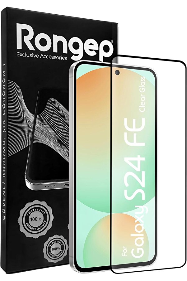 Oskyshopc S24 Fe İçi̇n Ekran -Stati̇c Temperli̇ Cam 9H Sertli̇ği̇nde Ekranı Kaplayan Görüntü Kali̇tesi̇ni̇ V
