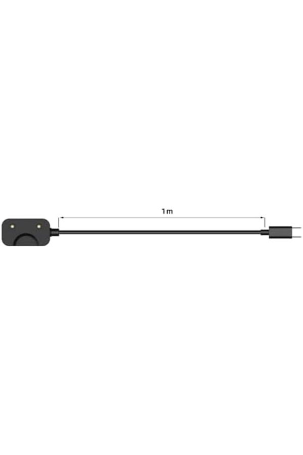 Aclyashop Fi̇t3 İle Uyumlu Akıllı Saat İçi̇n Manyeti̇k Usb Typ-C Şarj Kablosu Fi̇t 3 İle Uyumlu Kablo Si̇