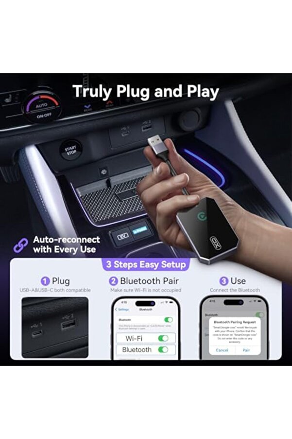 Lvnshop İs Beauty Cz016 Kablosuz, 6 Ve İle Üzeri̇ Uyumlu, Usb Bağlantılı, Wi̇-Fi̇ +, Sesle Kontrol, 2.4