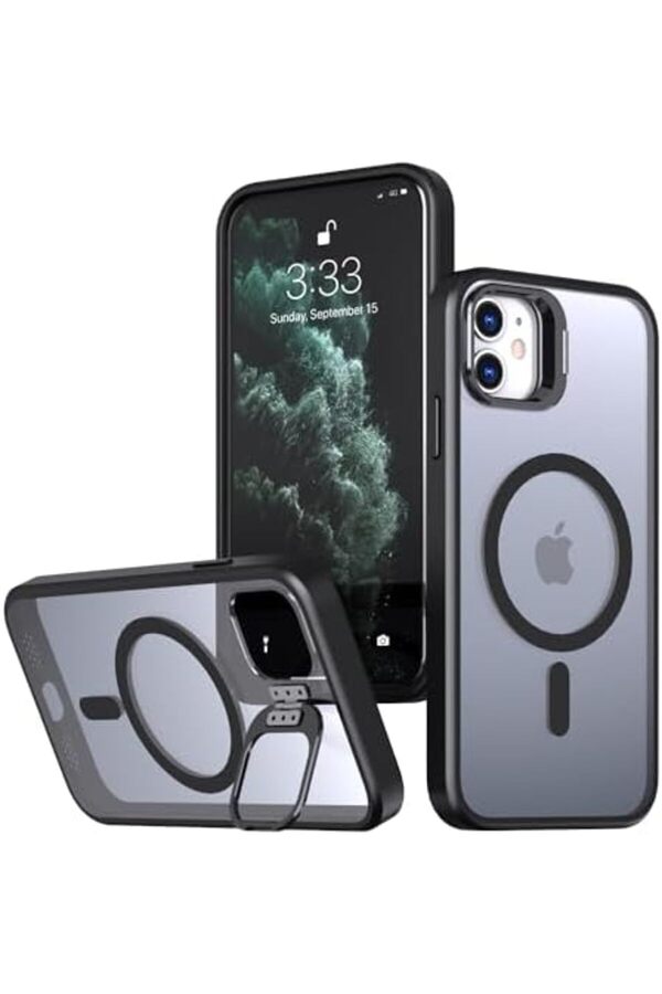 Aclyashop 11/Xr Uyumlu Metal Lens Koruma Çerçevesi̇/ Güçlü Bağımsız Buton Hoparlör Koruma Mat Şeffaf