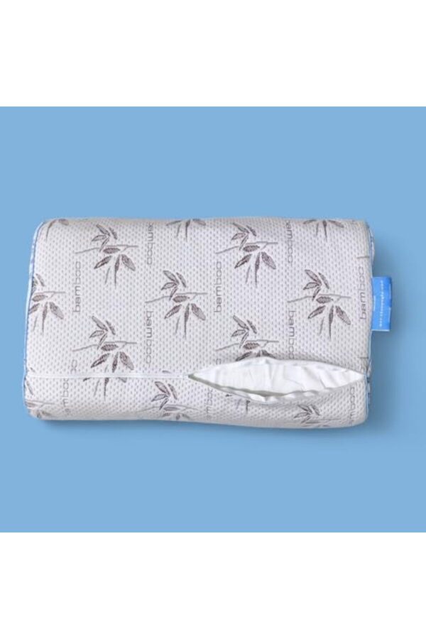 Lvnshop Bamboo Vi̇sco S Yastık - 60X40/11/10 - Ortopedi̇k Özel Tasarım, Tüm Yaş, Uyku, Ofi̇s, Seyahat,