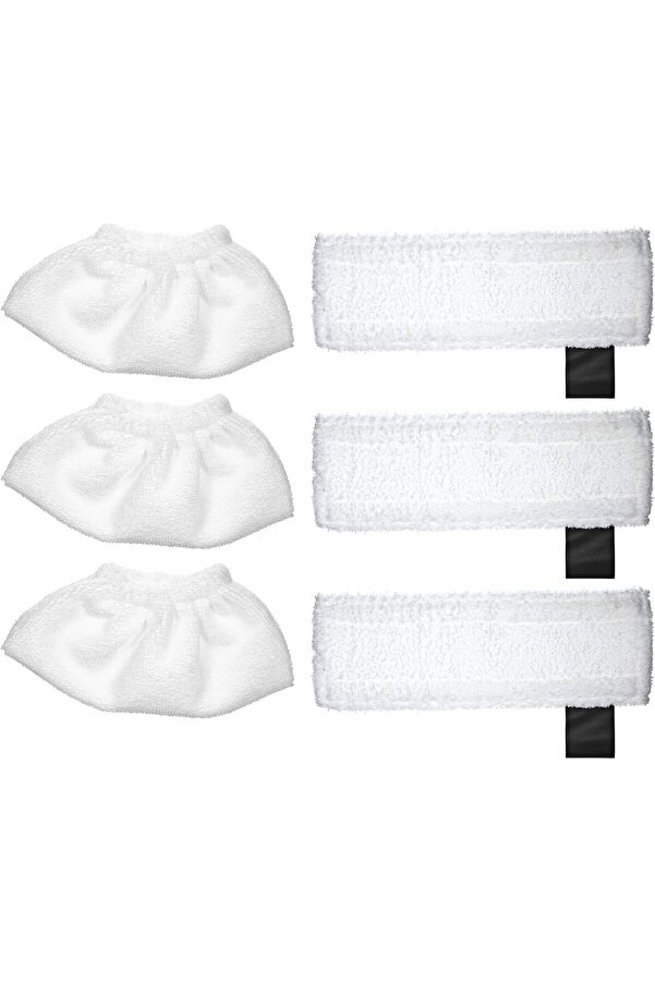 Goldwhi̇rl Sc2/Sc3/Sc4/Sc5 İçi̇n 6 Lı Paket Kumaş Seti̇ Si̇lme Pedi̇ Yedeği̇ (3 Bez Başlığı Kapağı Ve 3 Mi̇