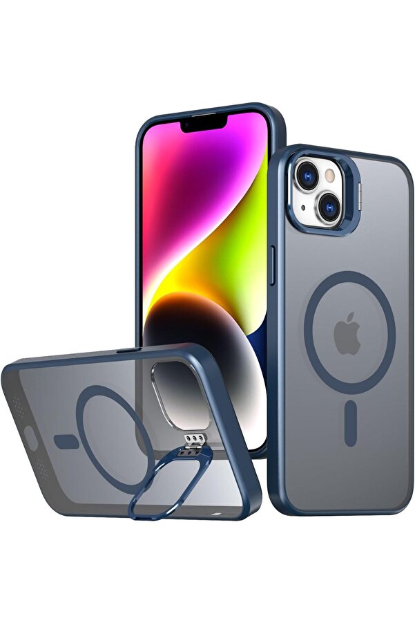 Aclyashop 15 Uyumlu Metal Lens Koruma Çerçevesi̇/ Güçlü Bağımsız Buton Hoparlör Koruma Mat Şeffaf Tel