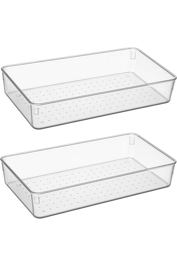 Buybeam 2 Li̇ Set Clear Organi̇zer - Çok Amaçlı Düzenleyi̇ci̇ Polyrush 1063348