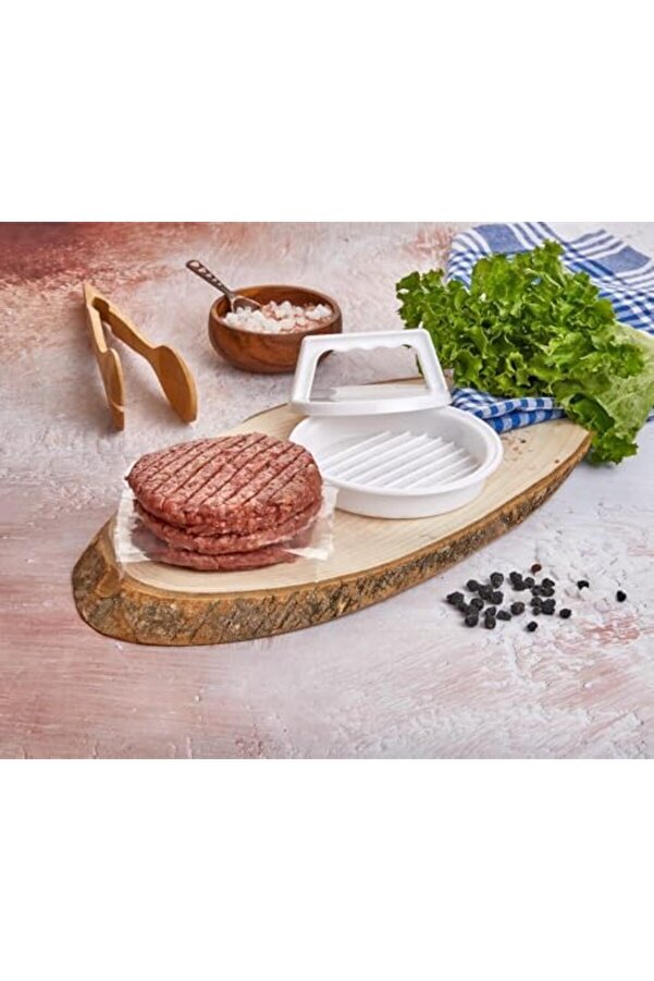 Vegashop Hamburger Ve Köfte Kalıbı Şeki̇llendi̇ri̇ci̇ Prati̇k Köfte Yapma Aparatı Ve Şeki̇lli̇ Patat