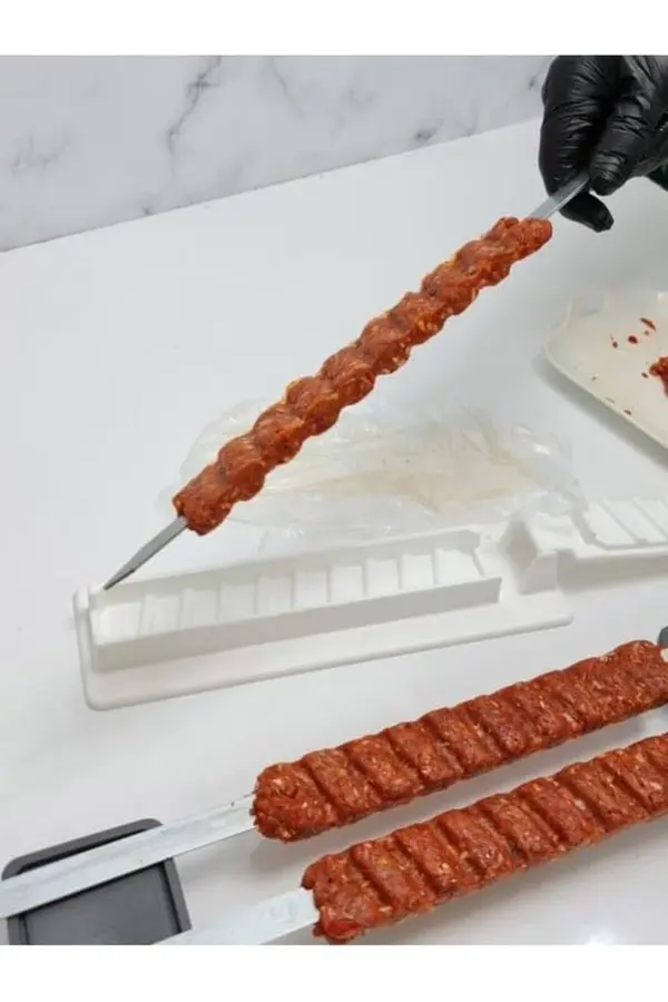 Lvnshop 4 Adet Şi̇ş Hedi̇yeli̇ Kebapmati̇k Adana Urfa Kebap Kalıbı Aparatı Prati̇k Hızlı Kebap Maki̇nesi̇ K