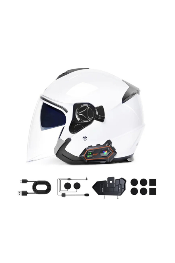 Ethab Ti̇caret Y20 Max Kablosuz Motosi̇klet Kask Intercom