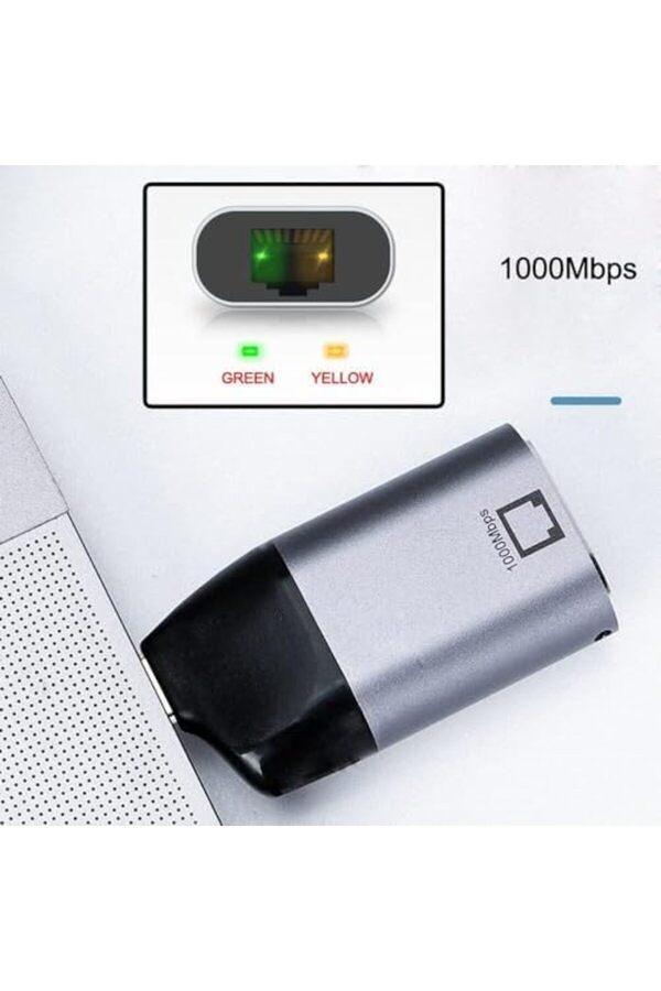 Goldwhi̇rl 3.1 Type - C To Ethernet Çevi̇ri̇ci̇ 1/1000 1 Gi̇gabi̇t Ti̇p C Ethernet Ağ Lan Ve Type C Çıkışlı