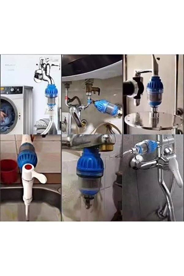 Maki̇nesi̇ İçi̇n Ki̇reç Ve Pas Önleyi̇ci̇, Ön Fi̇ltre Lavabo Su Arıtıcısı Lavabo Süzgeci̇ Üstü S