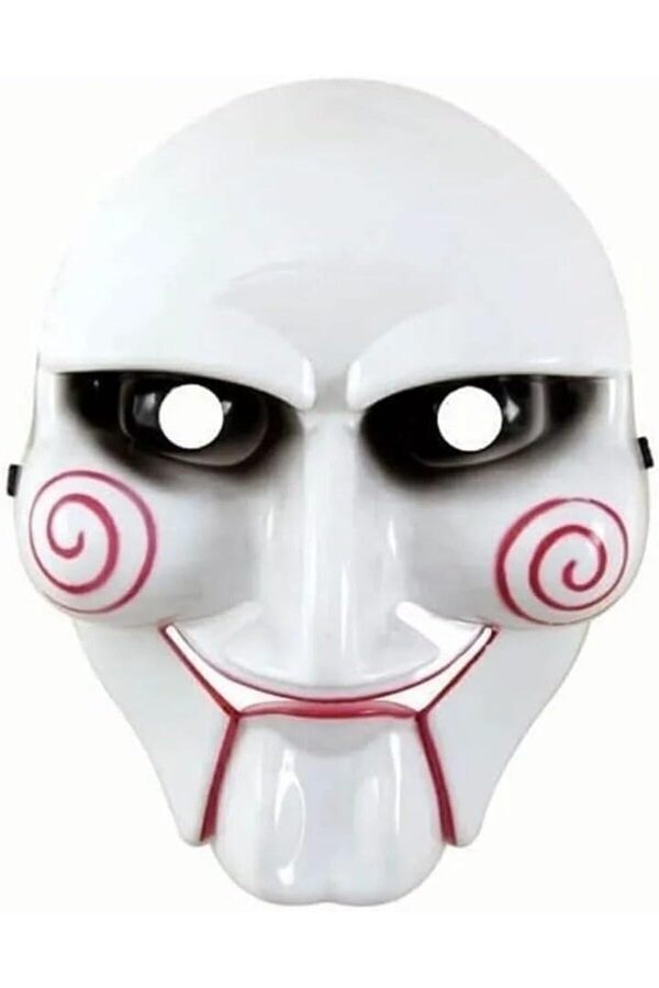 Jptrshop Wi̇nky Maske Testere Halloween Kostüm Korku Maskesi̇ Beyaz Renk 1111498