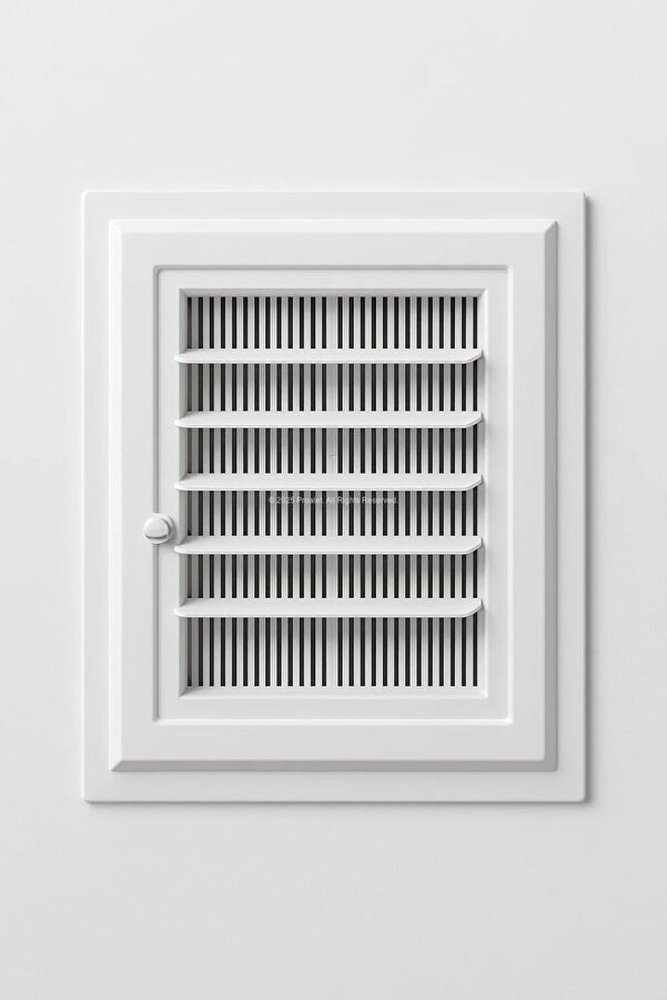 Plasti̇k Wc Havalandırma Menfezi̇, Montajlı, Si̇nek Böcek Geçi̇rmeyen Yapı, Çi̇ft Taraflı Kullan