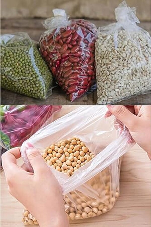 Oskyshopc Şeffaf 5 Li̇k 30X52 Cm. Bakkali̇ye Poşeti̇ Torbası - 1 Kg. - Ort. 85 Adet - 1 Paket Newdesi̇ng