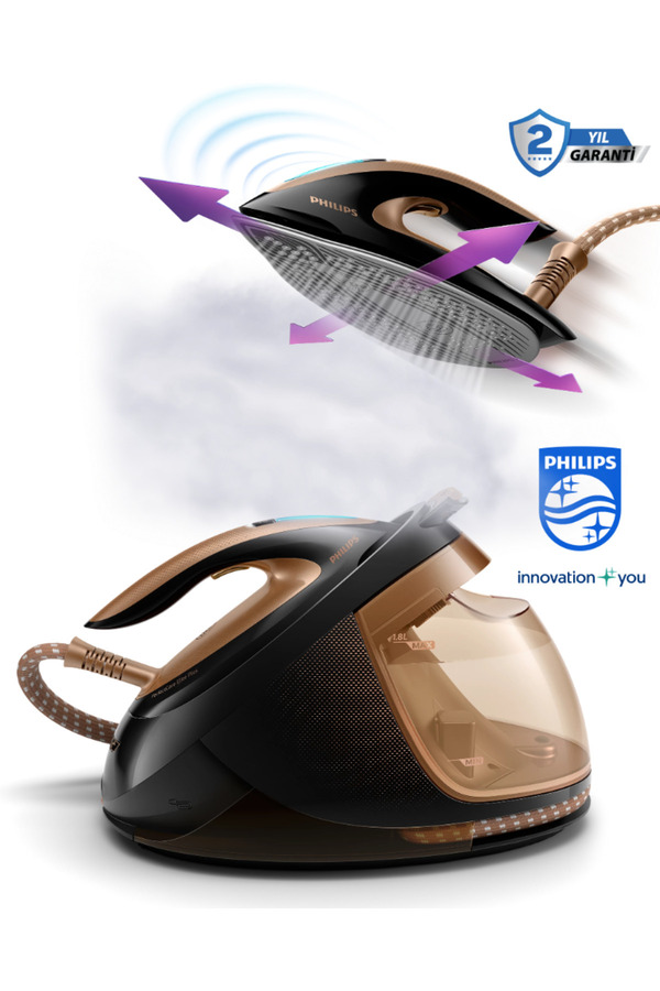 Philips Perfectcare Elıte Plus Buhar Kazanlı Ütü Yüksek Güç Mükemmel Tasarım Şok Buhar 600gr 2700W