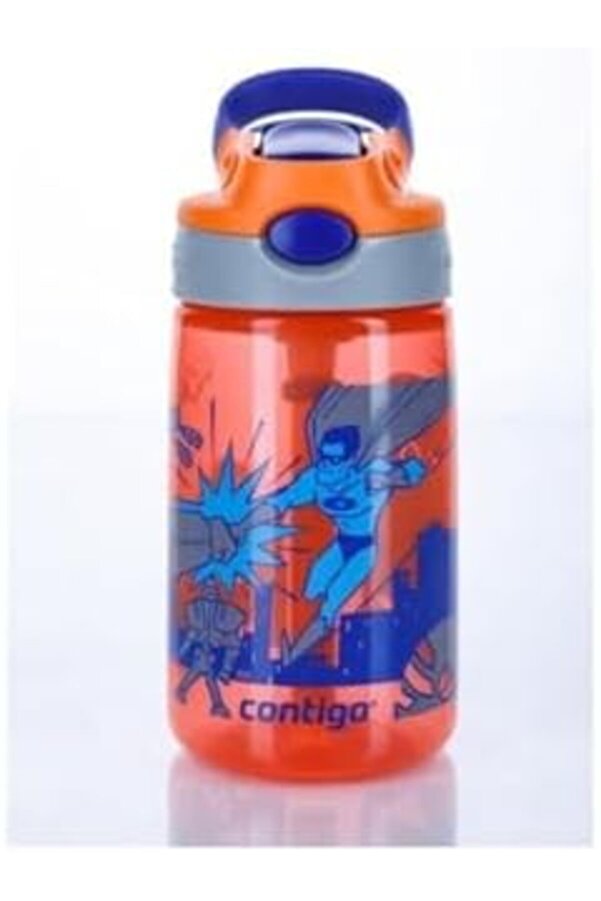 Trendymr Gi̇zmo Fli̇p Süper Kahraman Çocuk Suluğu 420 Ml Turuncu Li̇fe 1171957