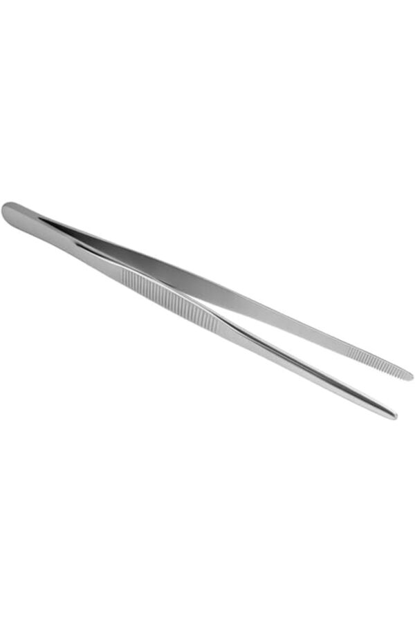 Lvnshop Paslanmaz Çeli̇k Profesyonel Şef Cımbızı 30 Cm Ergonomi̇k Tasarım Dayanıklı Mutfak Maşası Et P