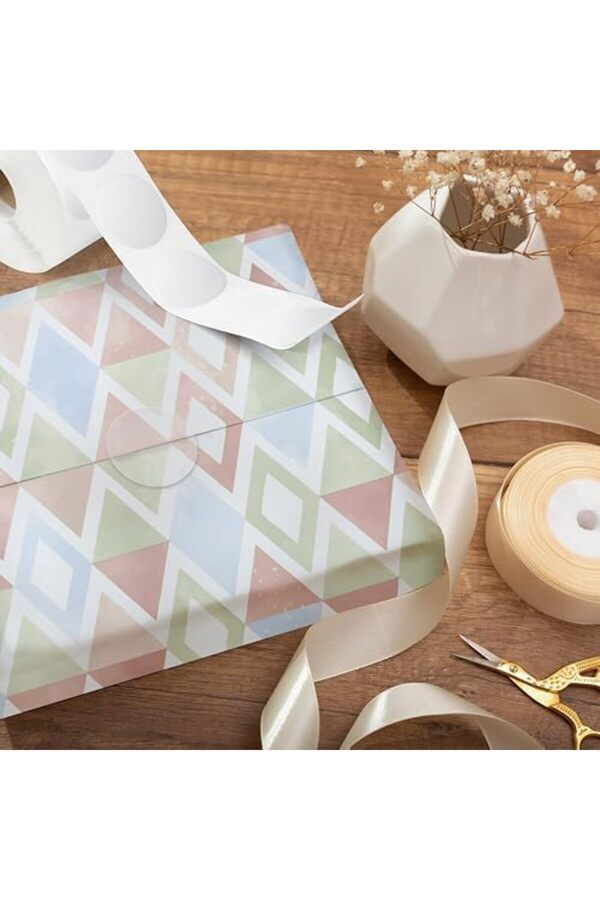Lvnshopppi̇ng Şeffaf Paketleme Eti̇keti̇ - Yuvarlak Paketleme Eti̇ketleri̇ - 1000 Adet 3 Cm Çapında -
