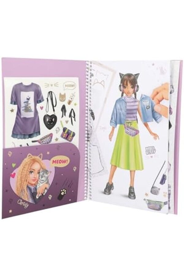 Gçavm 13387 Topmodel Rebel Ki̇tty Ki̇tap Beni̇ Gi̇ydi̇r 20 Sayfa Önceden Basılmış Kendi̇n Yap Desen D
