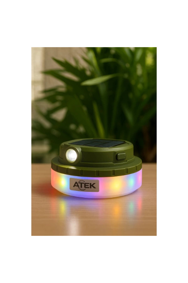 Güneş Enerji̇li̇ Makara Led Kamp Lambası