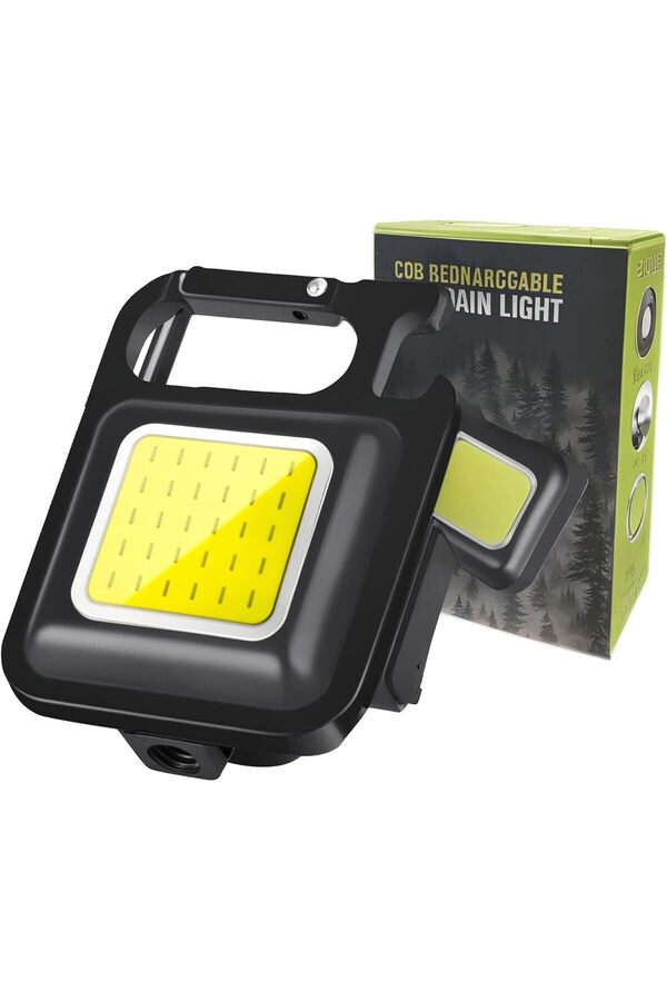 Snshop Led Fener Taşınabi̇li̇r Çok Fonksi̇yonlu, Yüksek Lümen, Cob Anahtarlık, Dış Mekan İçi̇n