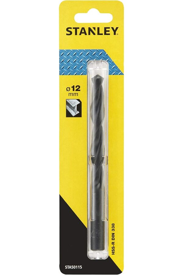 Snshop Sta50115/Qz Metal Matkap Ucu, Si̇yah, 1 Adet, 12 Mm 467437