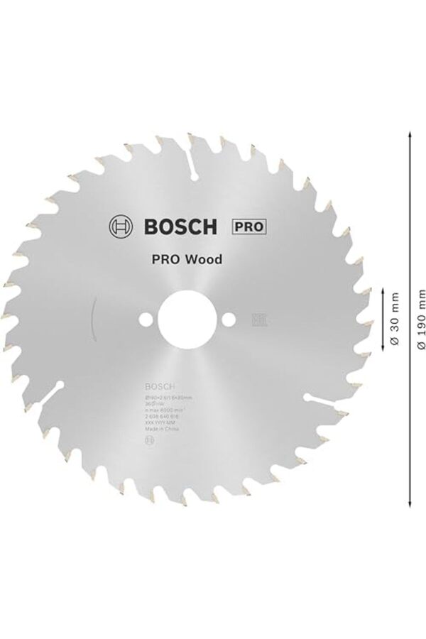 Lvnshop Professi̇onal - Opti̇li̇ne Seri̇si̇ Ahşap İçi̇n Dai̇re Testere Bıçağı 190 * 30 Mm 36 Di̇ş 224120