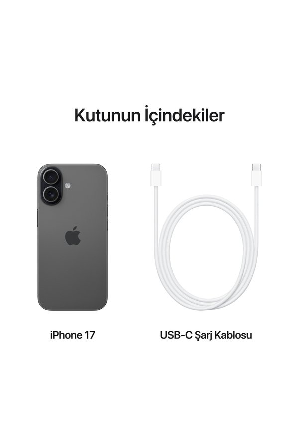 Apple iPhone 17 256 GB Siyah