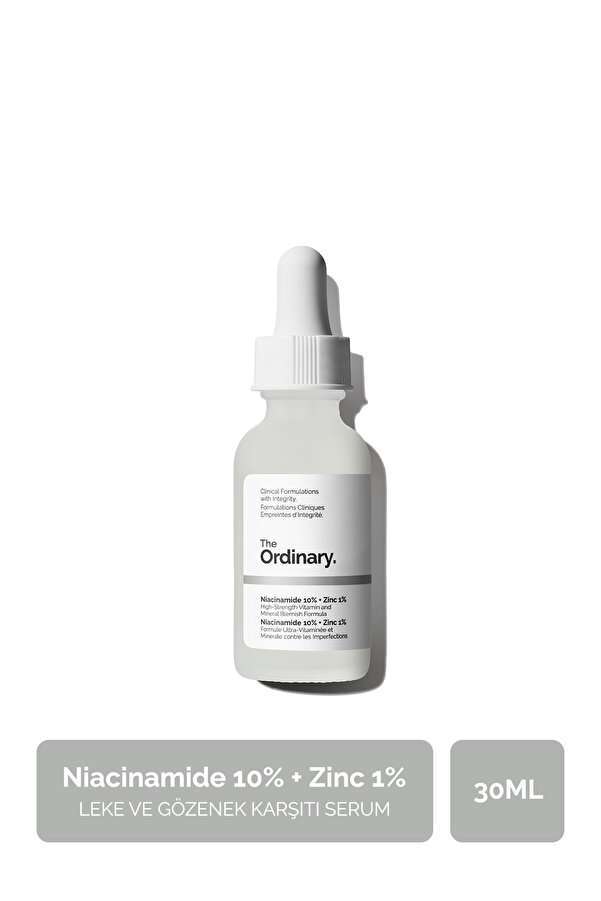 The Ordinary Niacinamide 10% + Zinc 1% - Leke ve Gözenek Görünümü Karşıtı Serum 30ml