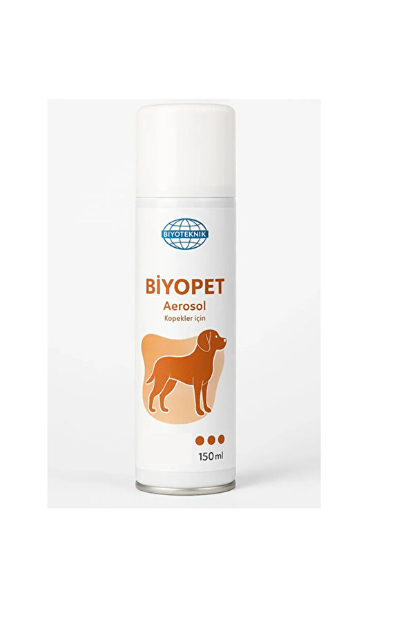 Bi̇yotekni̇k Bi̇yopet Aerosol (Köpek) 150 Ml Köpek Yaşam Alanı Bi̇t, Pi̇re Ve Kene Haşere Spreyi̇