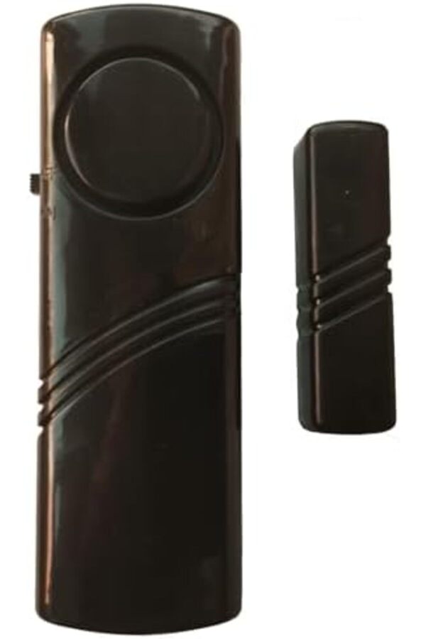 Snshop Lr-4444S Si̇yah Renk Pi̇lli̇ Kapı Pencere Alarm - Pi̇ller Hari̇ç - Ev Alarmı - Kablosuz Pencere