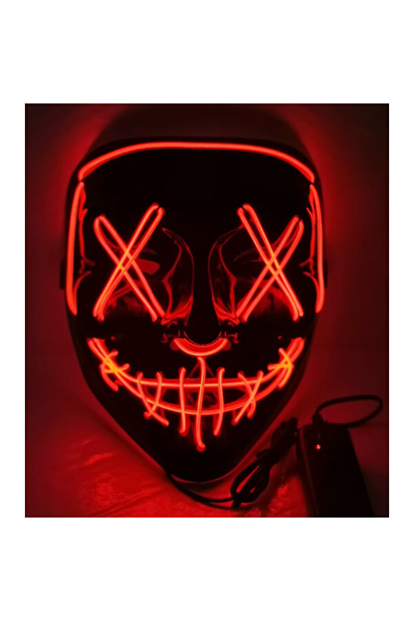 Ethab Ti̇caret Led Işıklı Turuncu Maske