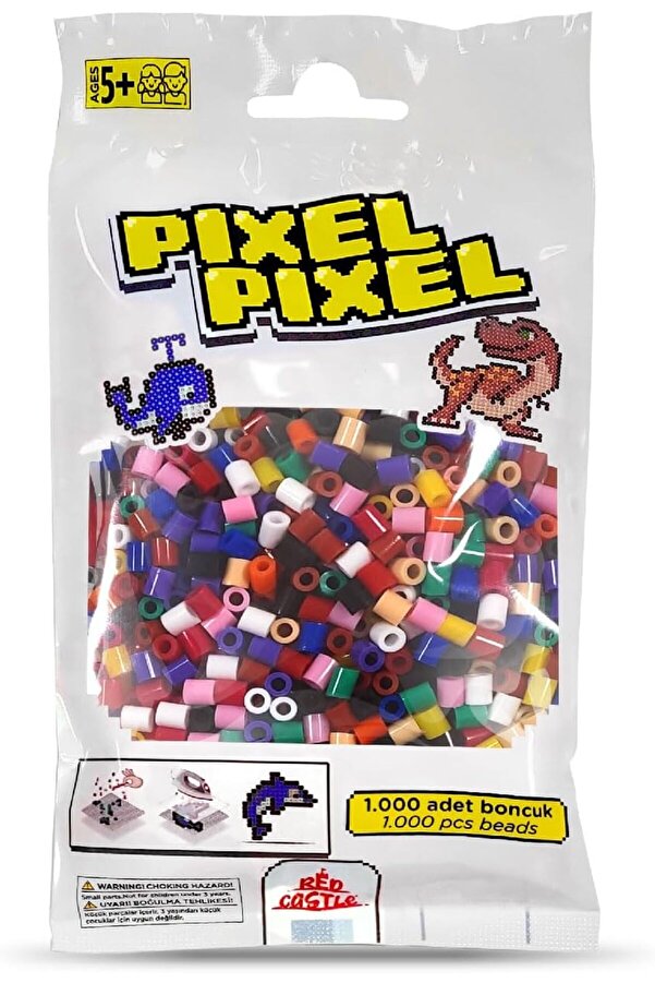 Modashi̇ne 1000 Adet Mi̇di̇ Boncuk-Karışık 32 Renk-Mıx Actıvıty Beads (1000 Pcs) Modascope 1014773