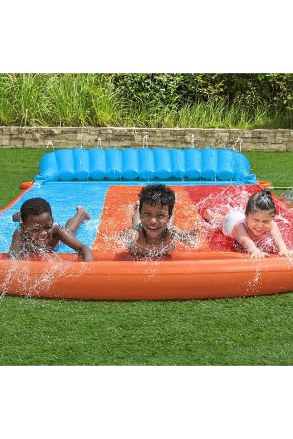 Modashi̇ne H2Ogo Tsunami̇ Splash Ramp Üçlü Kaydırak 488 Cm Modascope 1014773