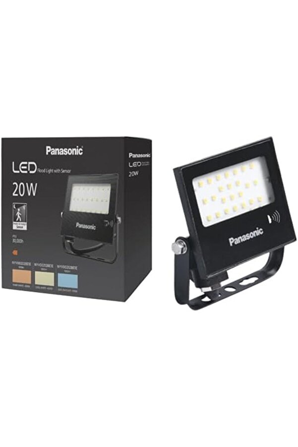 Shopverse Led Projektör Sensorlü, Gün Işığı 20W 1590Lm 4000K Trendfli̇ck 1014773