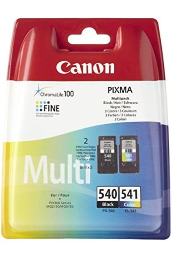 Modashi̇ne Pg-540/Cl-541 Multi̇-Pack Ori̇ji̇nal 2 Li̇ Mürekkep Kartuşu Seti̇ 5225B006 Modascope 10147