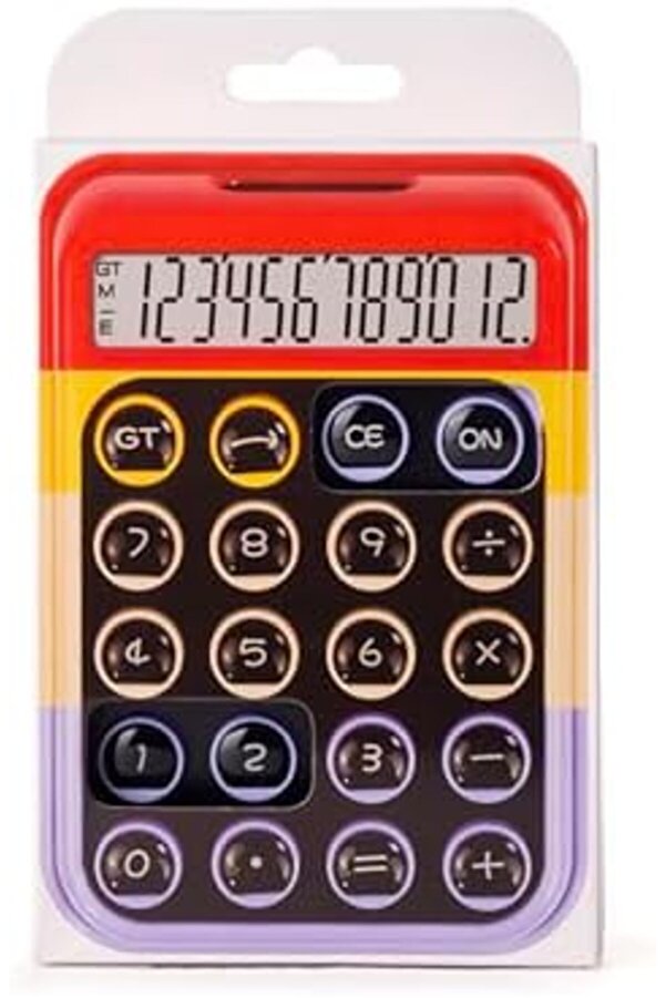 Modashi̇ne Renkli̇ Ve Işık Enerji̇li̇ Hesap Maki̇nesi̇ - Bl2122 (Mor) Modascope 1014773