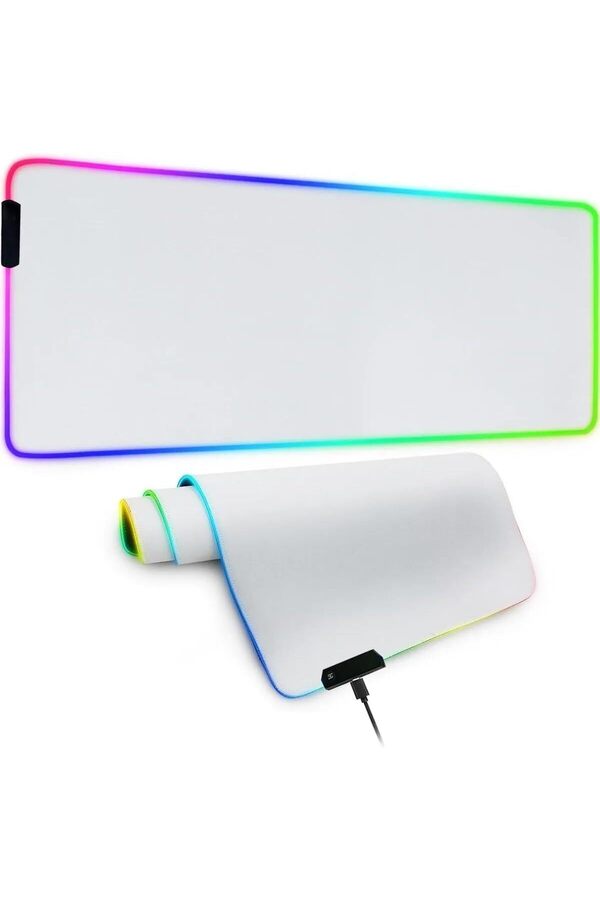 Eli̇zzashop Rgb Mouse Pad 80X30 Cm, 4 Mm Kalınlık, Parlak Su Geçi̇rmez Yüzey, Oyuncu Gami̇ng Xxl Mausep
