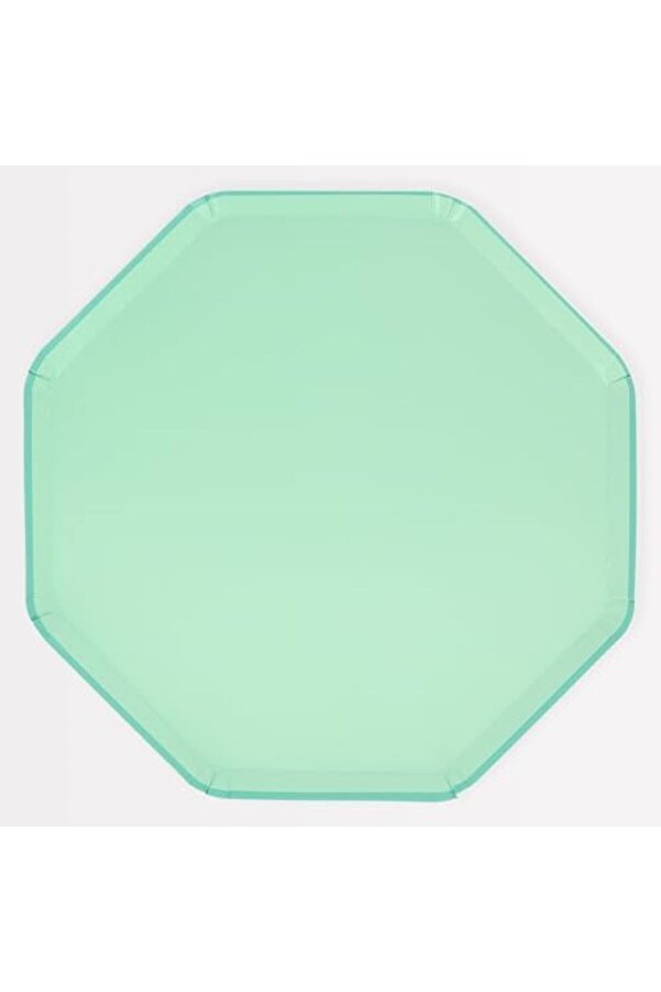 Modashi̇ne - Sea Foam Di̇nner Plates - Deni̇z Köpüğü Yeşi̇li̇ Tabaklar (L) (X8) Modascope 1014773