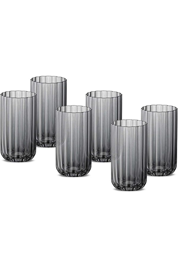 Modashi̇ne Foggy Grey 6 Lı Meşrubat Bardağı Modascope 1014773